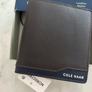 NWT Men's Cole Haan leather wallet